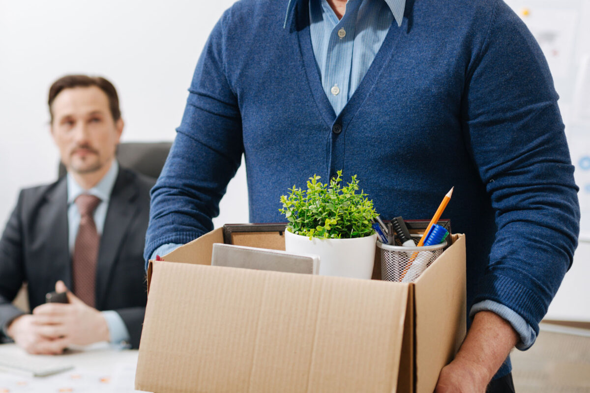 employee leaving office
